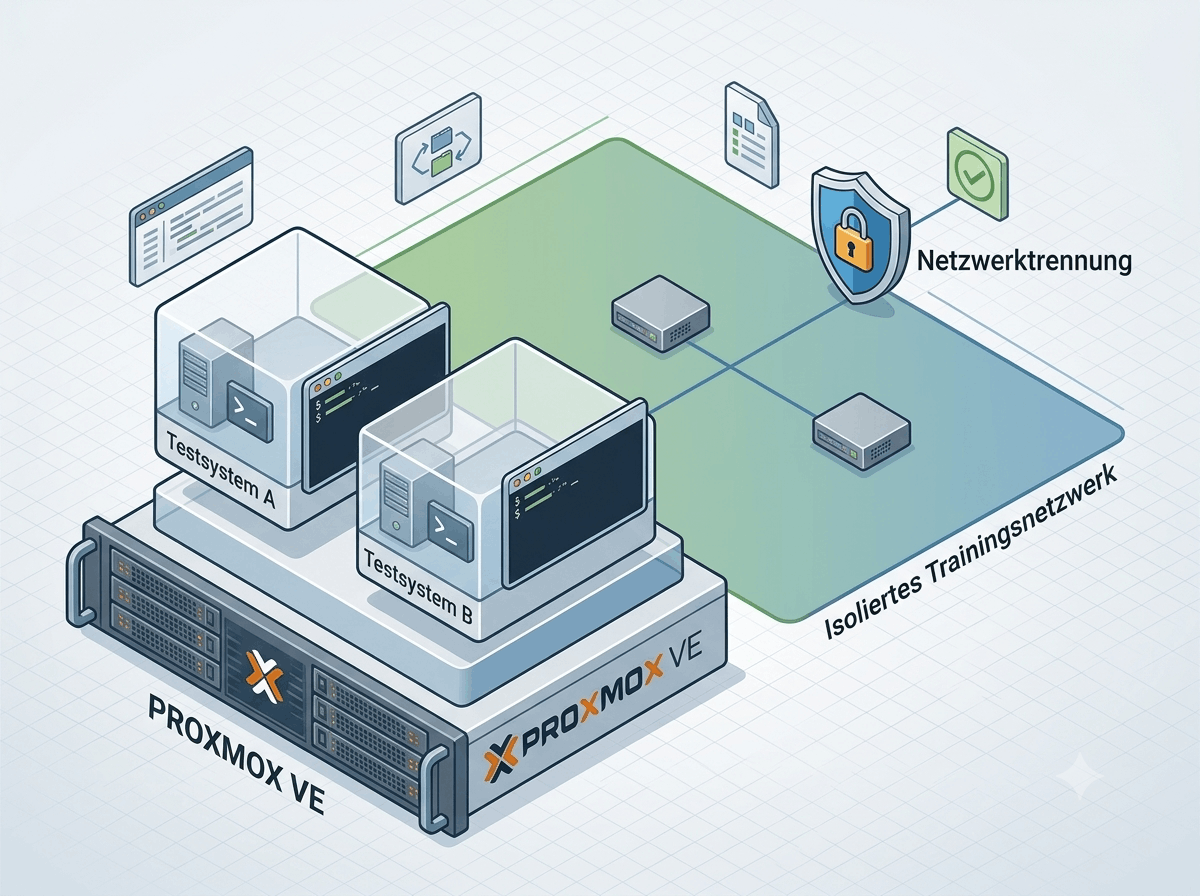 Pentest Lab: Isolierte Trainingsumgebung auf Proxmox