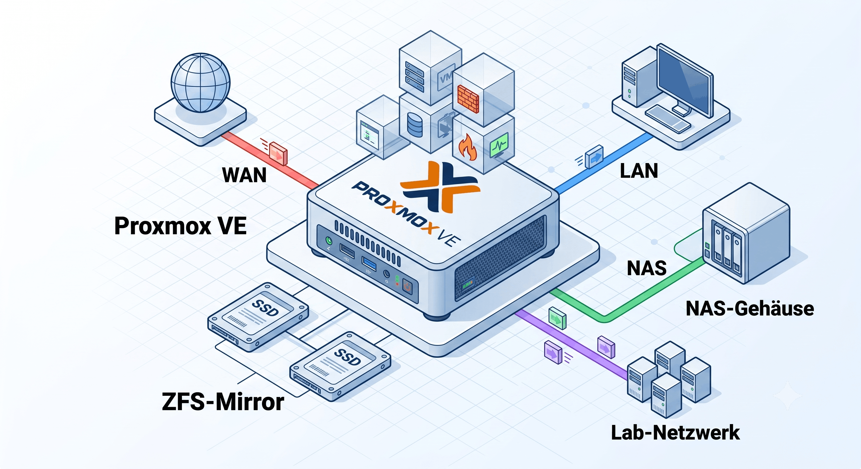 Proxmox VE Hypervisor - Installation und Grundkonfiguration